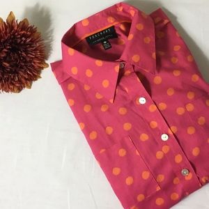 Foxcroft Women's Petite Button Down Cotton Shirt